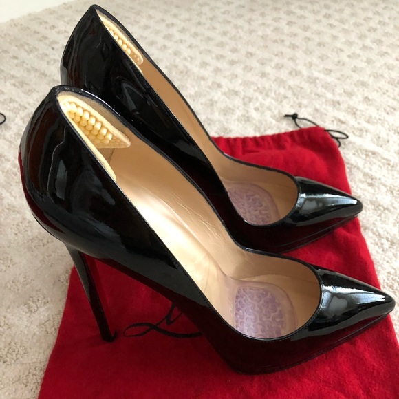 *SOLD* CL Pigalle Plato 140 patent calf - Picture 3 of 4